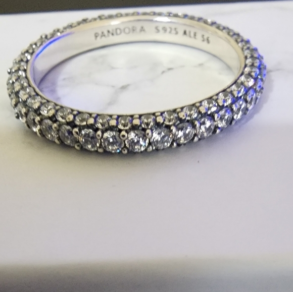 Pandora Timeless Pavé Single-row Ring Size 56 - Picture 5 of 6